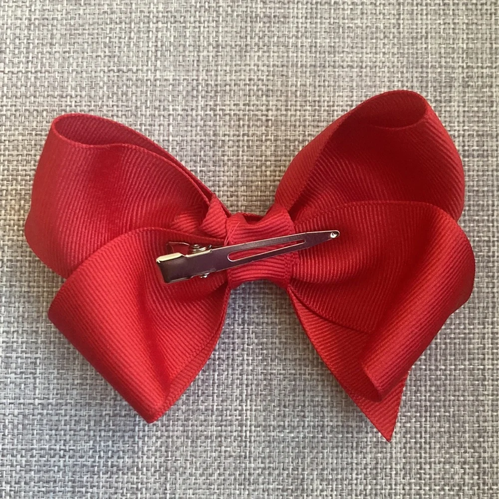 4.5” Grosgrain Bow Hair Clip, NEW